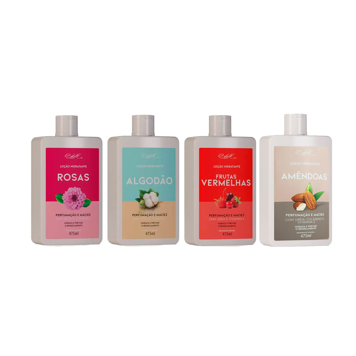 Loção Hidratante Corporal Perfumação e Maciez com Uréia e Vitamina E 475ml Belkit