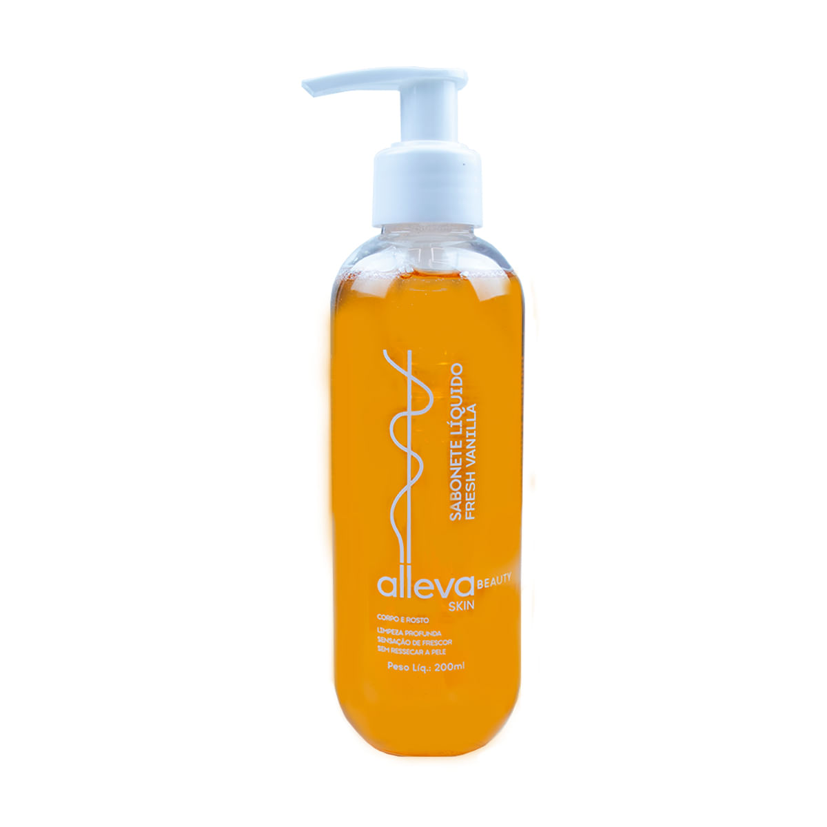 Sabonete Líquido Aromático Beauty Skin Corpo e Rosto 200ml Alleva