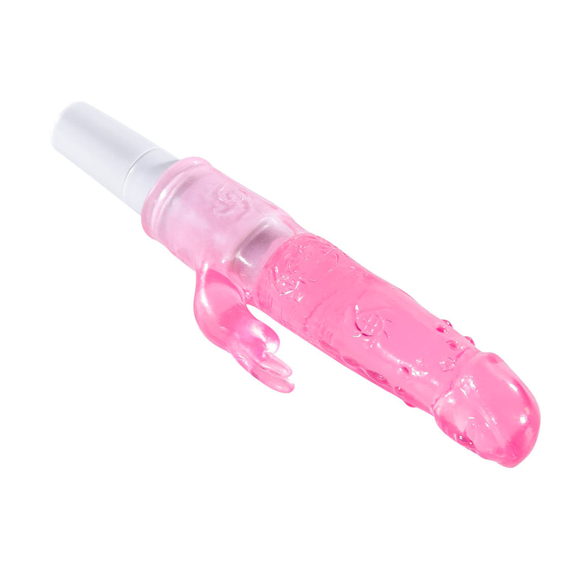 Vibrador de Ponto G com Estimulador Clitoriano em Formato de Coelhinho Vip Mix