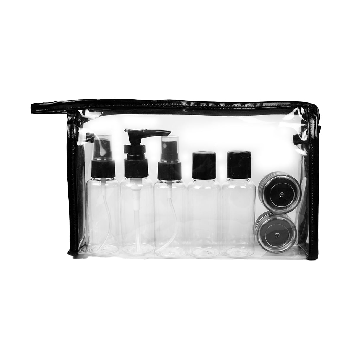 Kit Viagem Necessaire com 10 Peças Imporiente Kit Viagem Necessaire com 10 Peças Imporiente