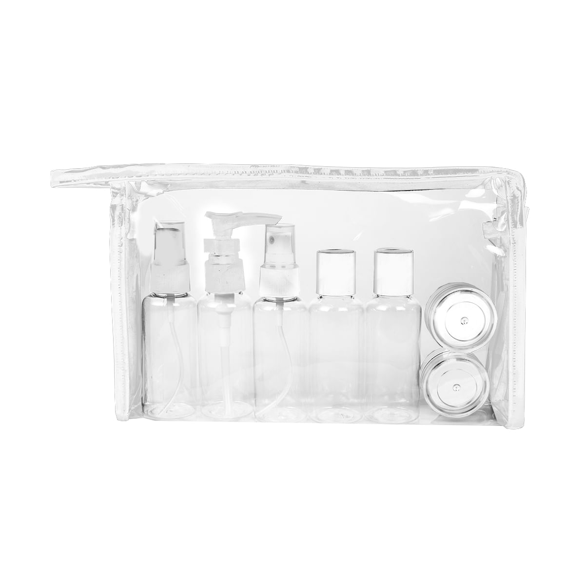 Kit Viagem Necessaire com 10 Peças Imporiente