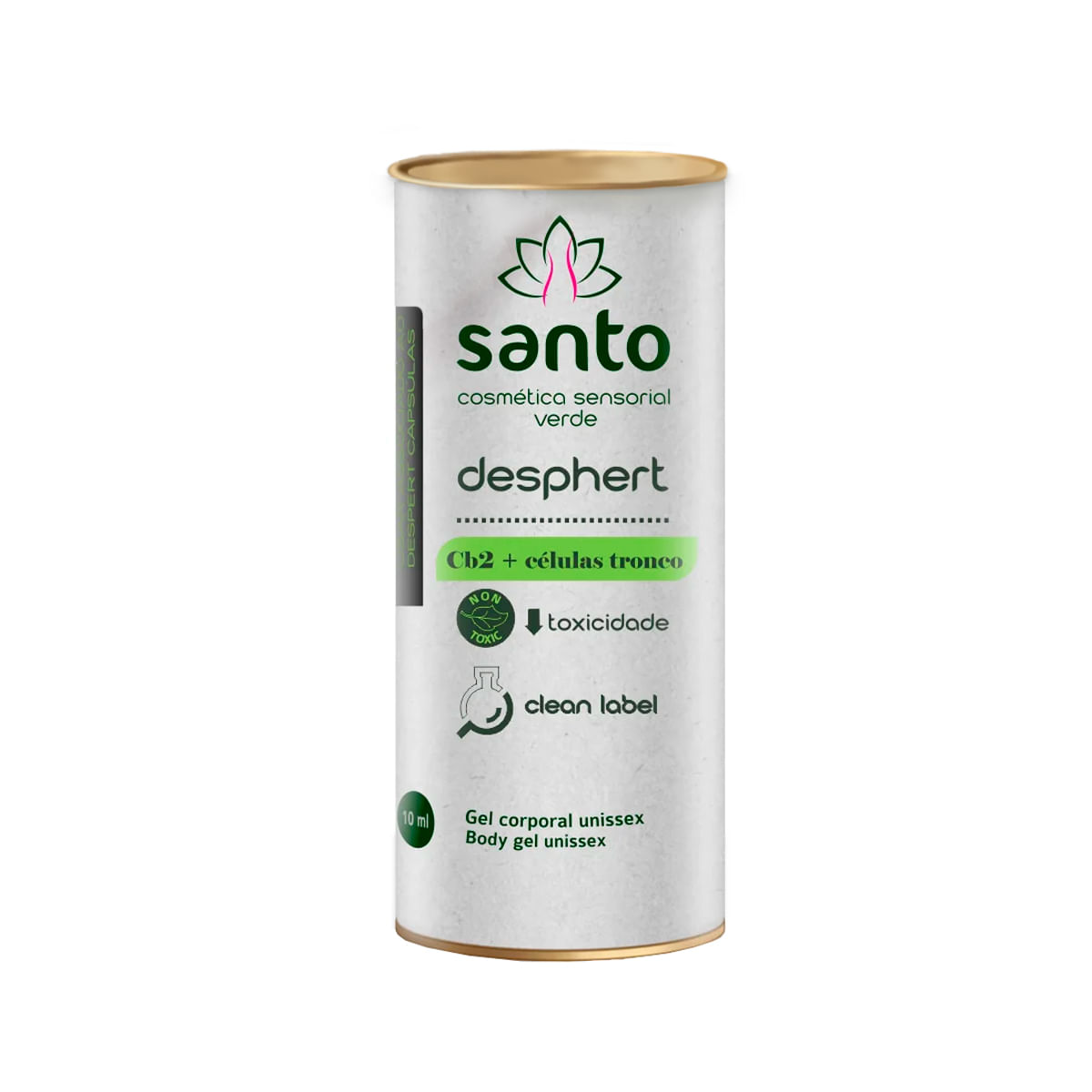 Desphert Gel Corporal Unissex 10ml Santo Cosmética Desphert Gel Corporal Unissex 10ml Santo Cosmética