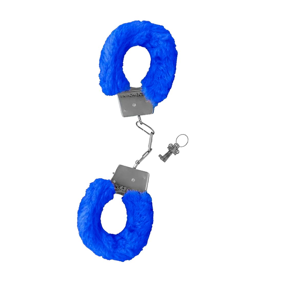 Algema de Metal Revestida de Pelúcia AZUL