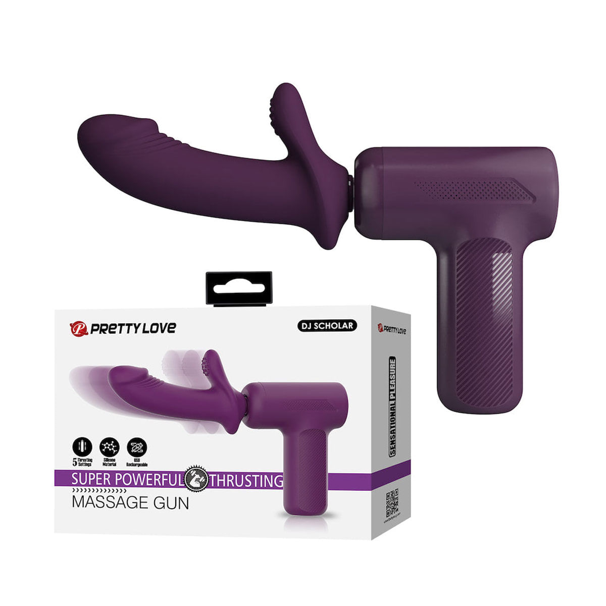 Massage Gun Pistola de Massagem Superpoderosa com 5 Modos de Impulso Vip Mix