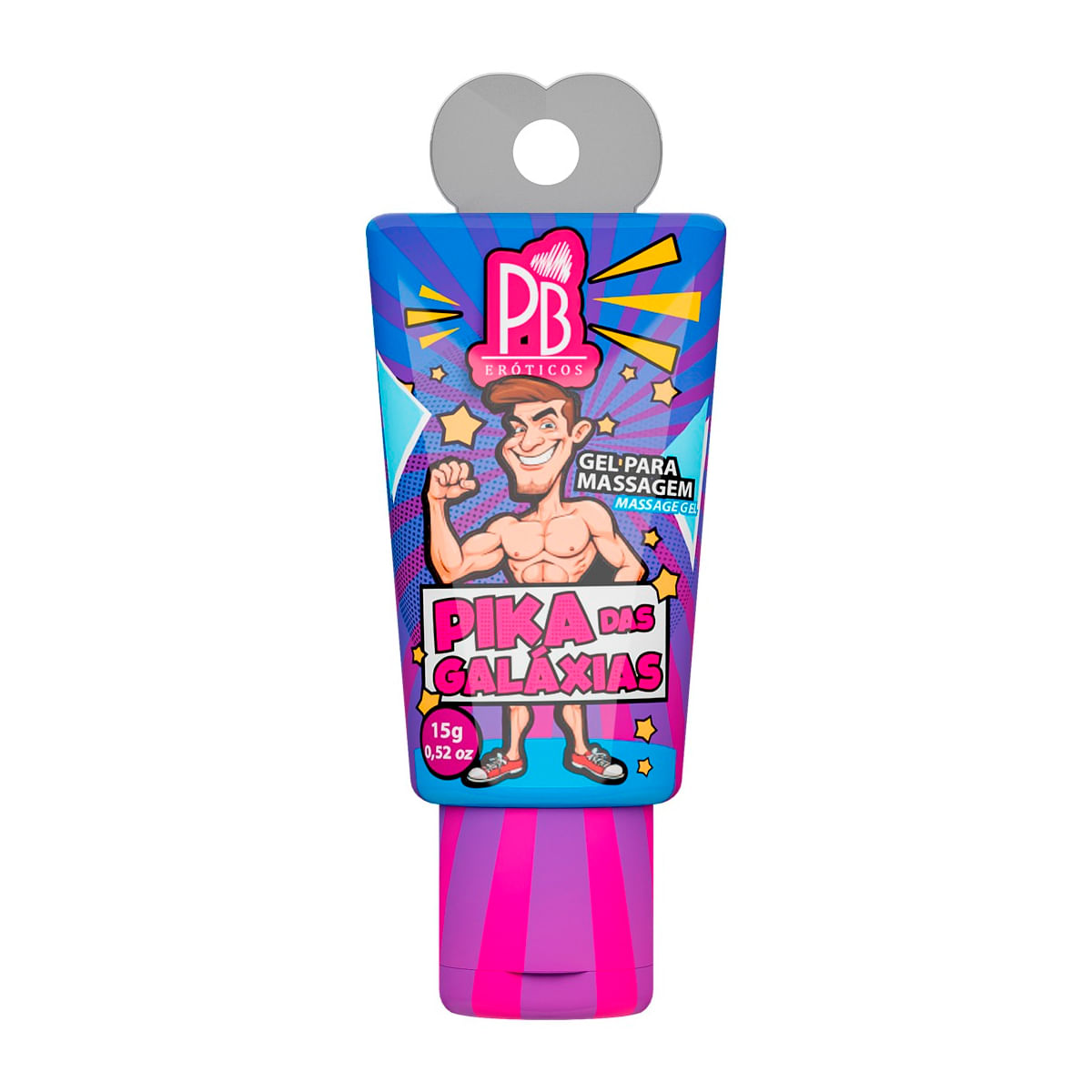 Gel para Massagem Corporal Pika das Galáxias 15g Linha PB Eróticos La Pimienta