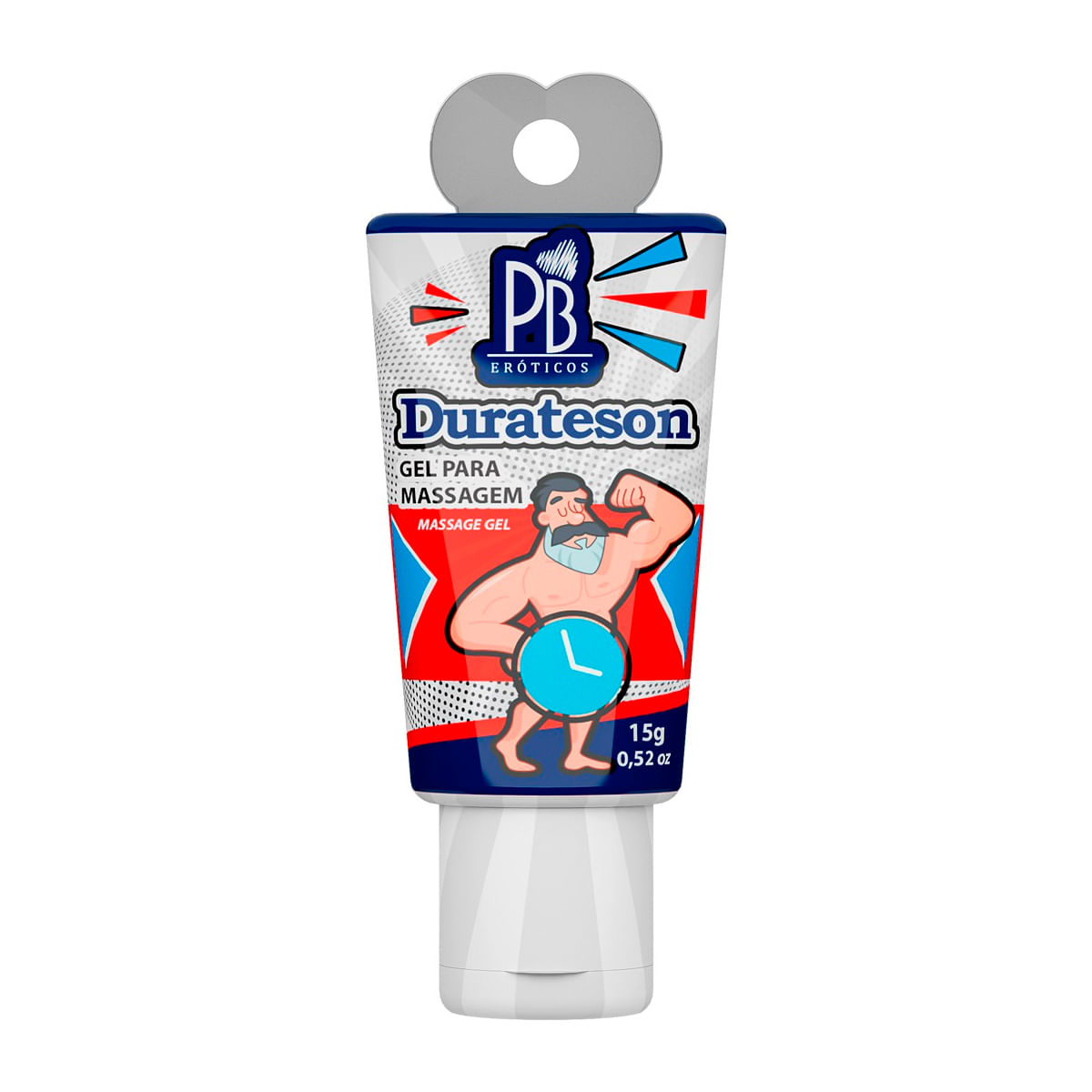 Gel para Massagem Corporal Durateson 15g Linha PB Eróticos La Pimienta Gel para Massagem Corporal Durateson 15g Linha PB Eróticos La Pimienta