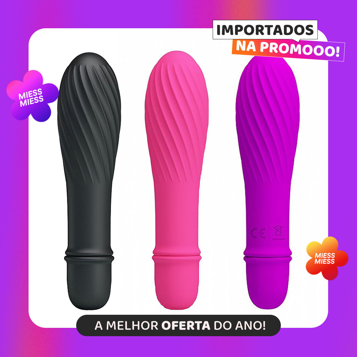 Pretty Love Solomon Massageador de Mamilos e Clitóris com 10 Funções de Vibração Sexy Import