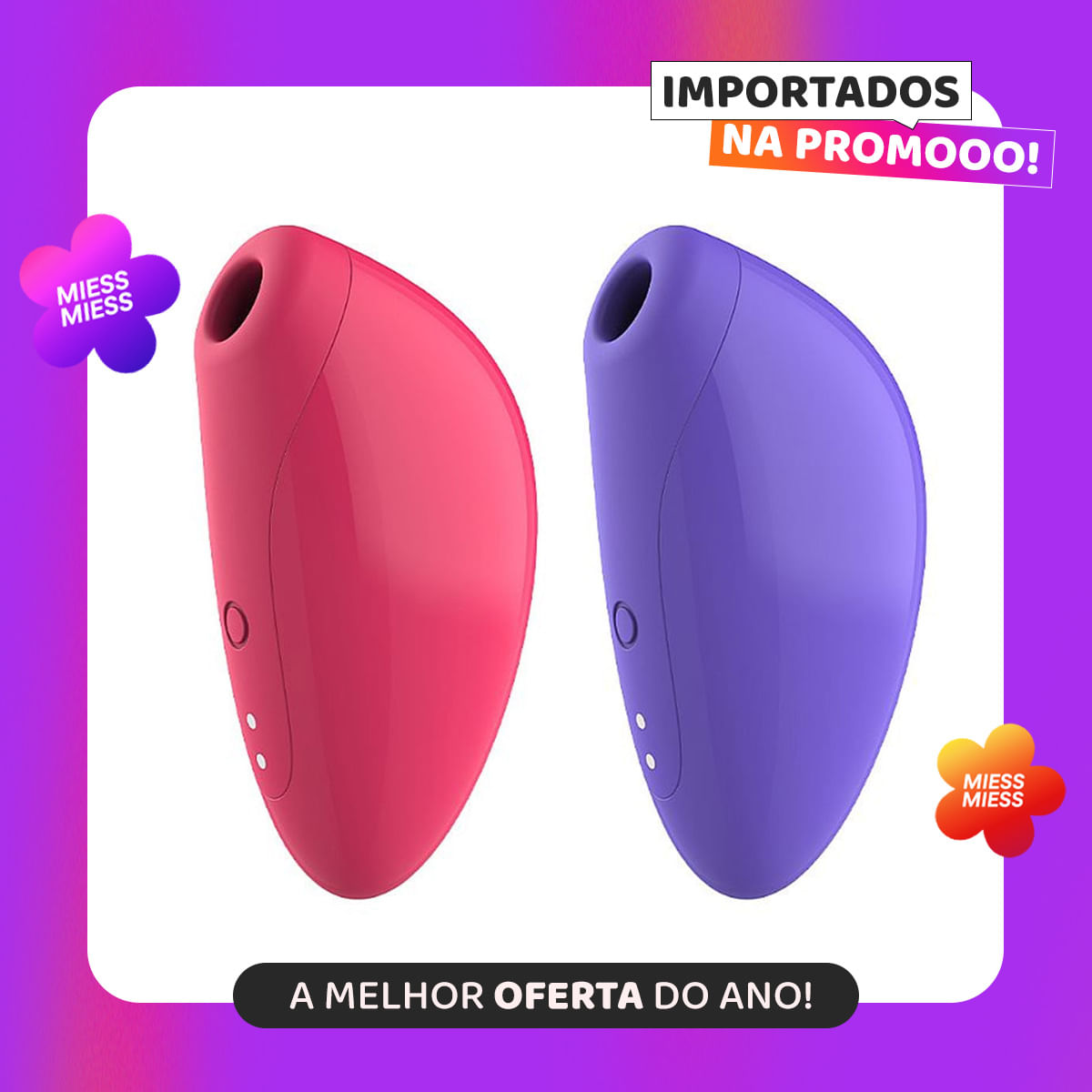 Vibrador de Clitóris com Pulsação 10 Modos de Intensidades Sexy Import