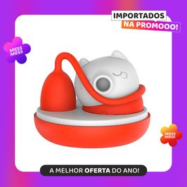 Vibrador de Ponto G e Clitóris em Formato de Gatinho com 10 Modos de Pulsação Sexy Import