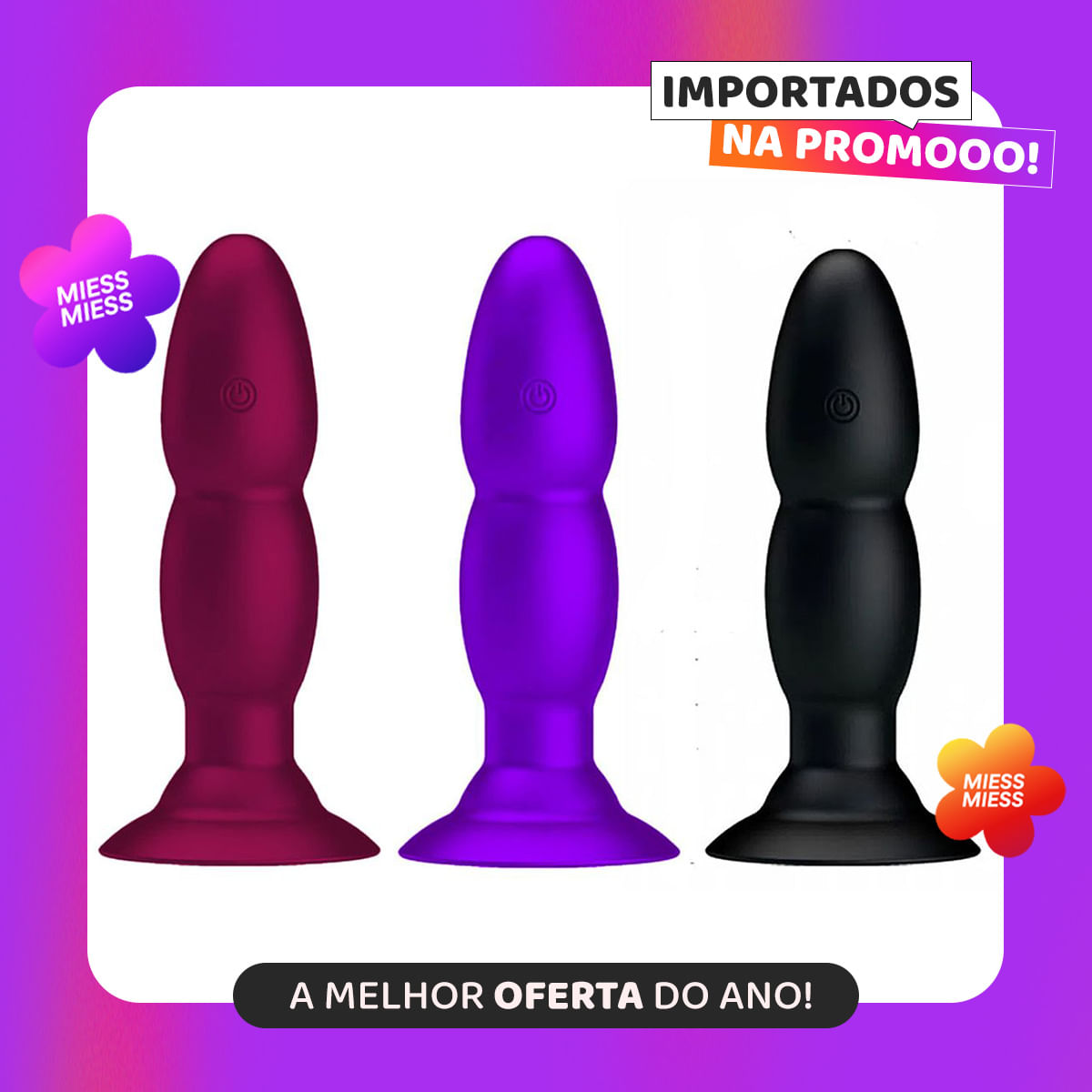 Pretty Love Massageador de Próstata com 4 Modos de Vibração e Rotação Sexy Import