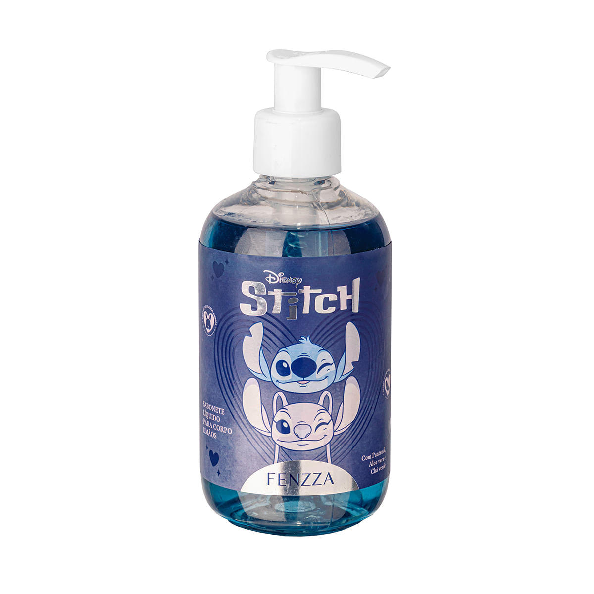 Sabonete Líquido Stitch & Angel para Corpo e Mãos 250ml Fenzza Sabonete Líquido Stitch & Angel para Corpo e Mãos 250ml Fenzza