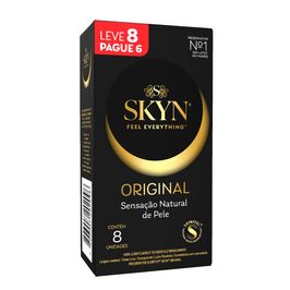 Skyn Original Preservativo Lubrificado sem Látex com Leve 8 Pague 6 unidades Blowtex