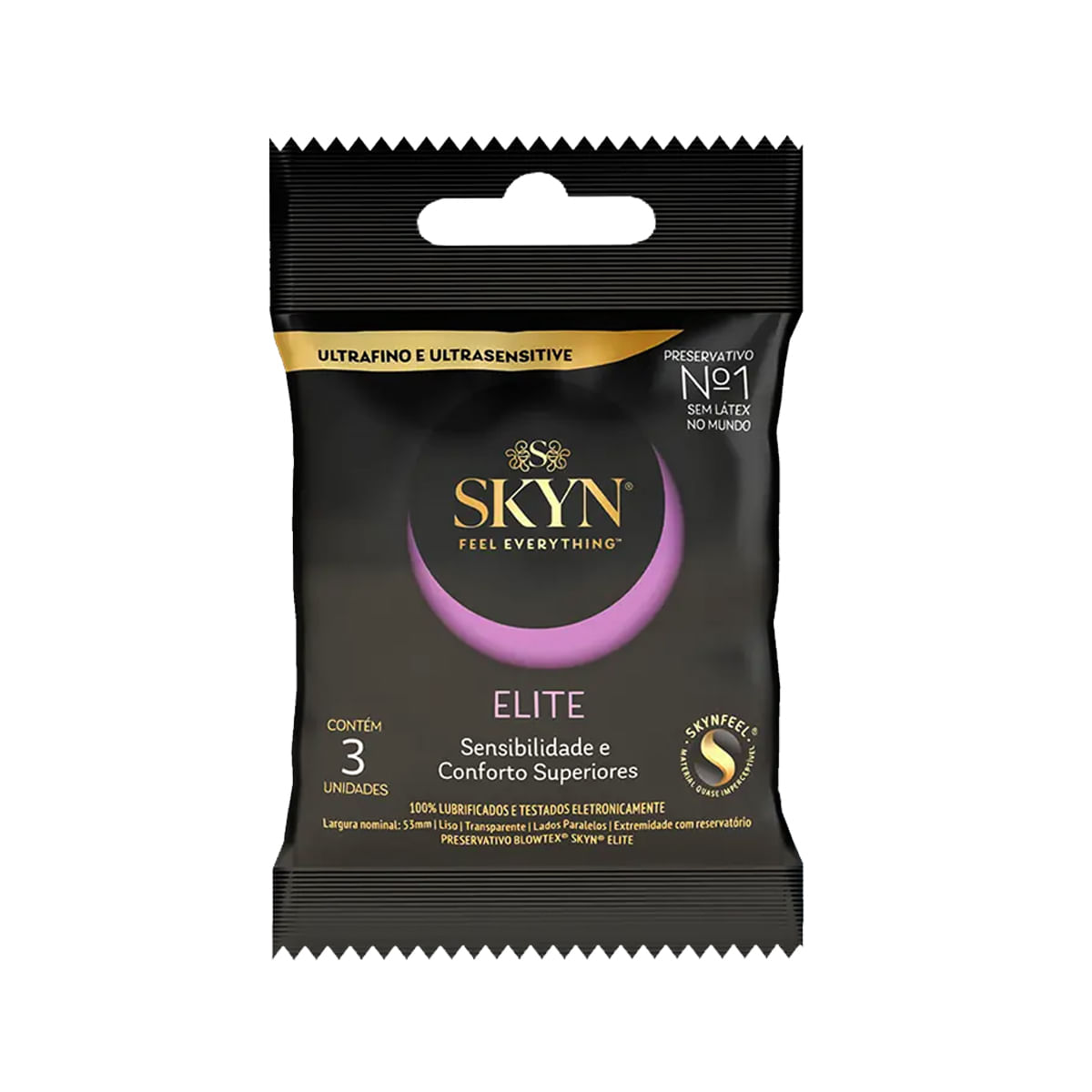 Preservativos Skyn Elite Ultrafino e Ultrasensitive com 3 unidades Blowtex Preservativos Skyn Elite Ultrafino e Ultrasensitive com 3 unidades Blowtex
