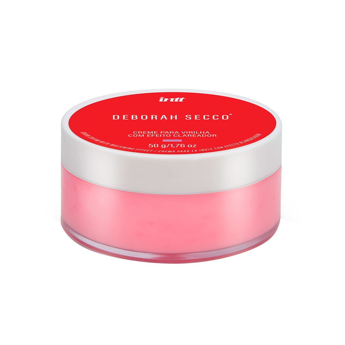 Creme Clareador Íntimo com Aloe Vera e Óleo de Rosa Mosqueta 50g Linha Deborah Secco Intt