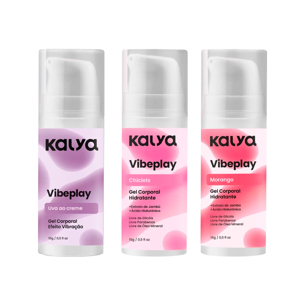 Vibeplay Gel Corporal Hidratante com Efeito de Vibração 15g Kalya