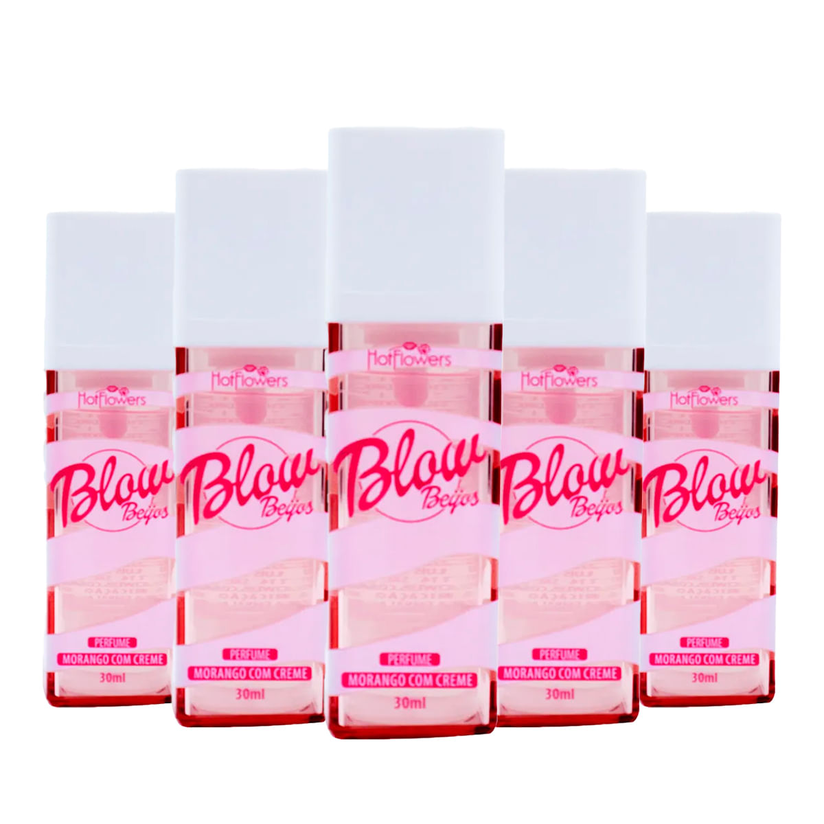 Kit com 5 Blow Girl Beijos Perfume