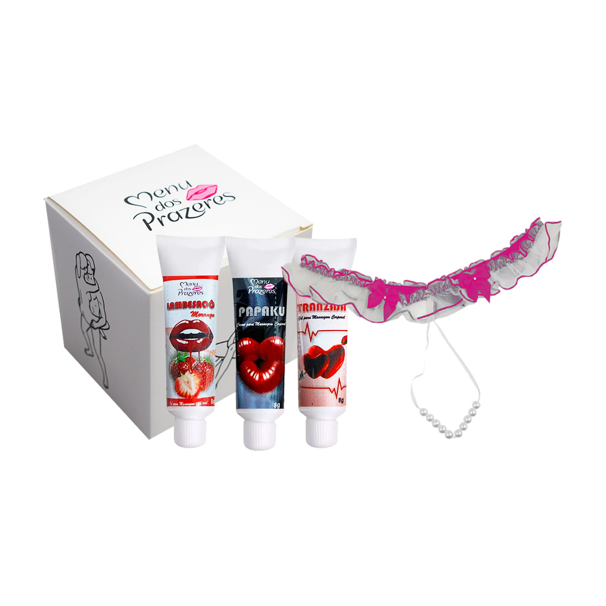 Kit Tailandês com Papaku Tranzajá Lambesacô e Tanga Tailandesa Menu dos Prazeres Kit Tailandês com Papaku Tranzajá Lambesacô e Tanga Tailandesa Menu dos Prazeres