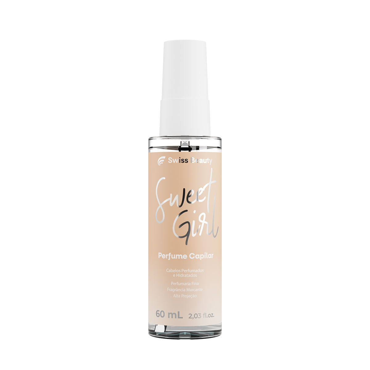 Perfume Capilar Sweet Girl Swiss Beauty 60ml Belkit