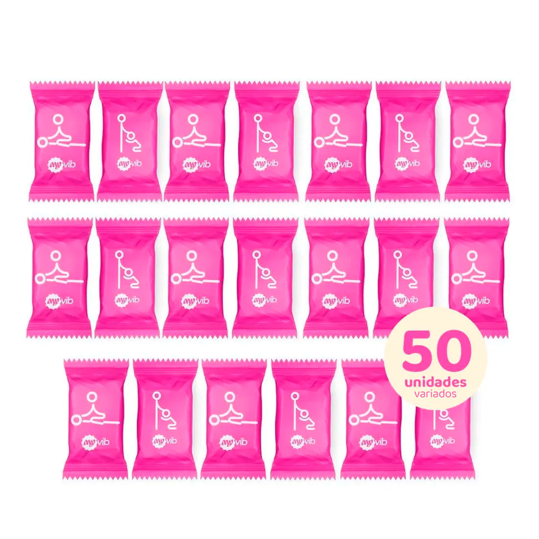 Bala Domínio Doce 50 Unidades MyVib