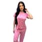 Pijama Suede com Camisa e Calça Estampadas Hot Love