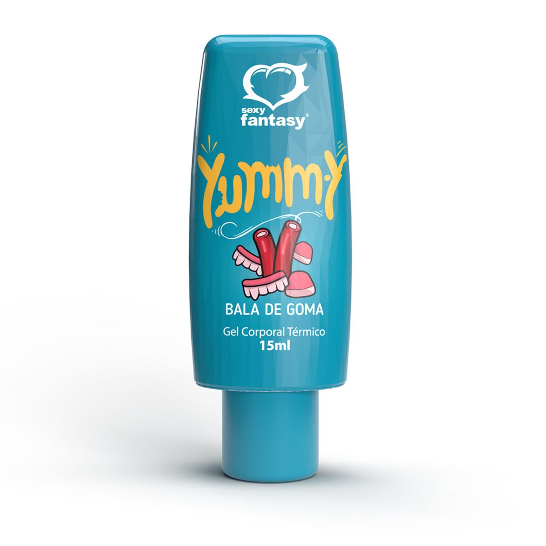 Gel Térmico Beijável Yummy 15ml Sexy Fantasy Bala de goma