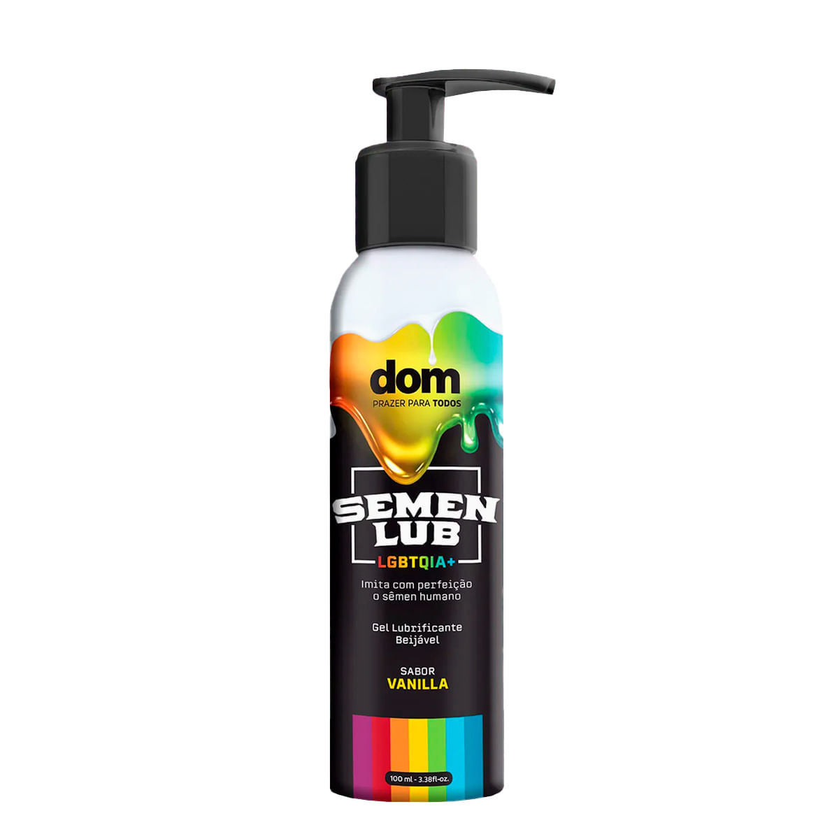 Semen Lub Lubrificante Beijável LGBTQIA+ 100ml Adão e Eva