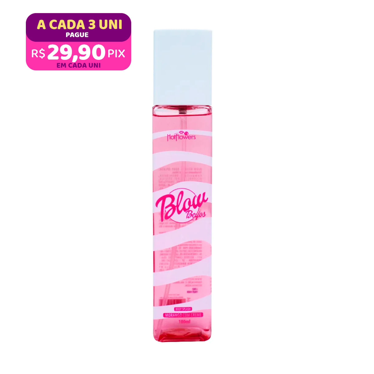 Blow Girl Beijos Body Splash 180ml Hot Flowers