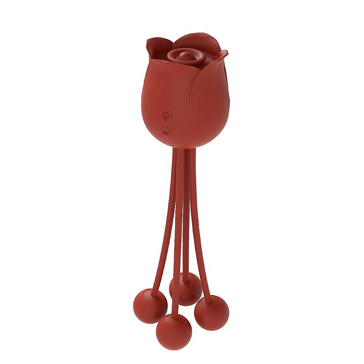 Vibrador de Clitóris com Pulsação em Formato de Rosa Sexy Import Vibrador de Clitóris com Pulsação em Formato de Rosa Sexy Import