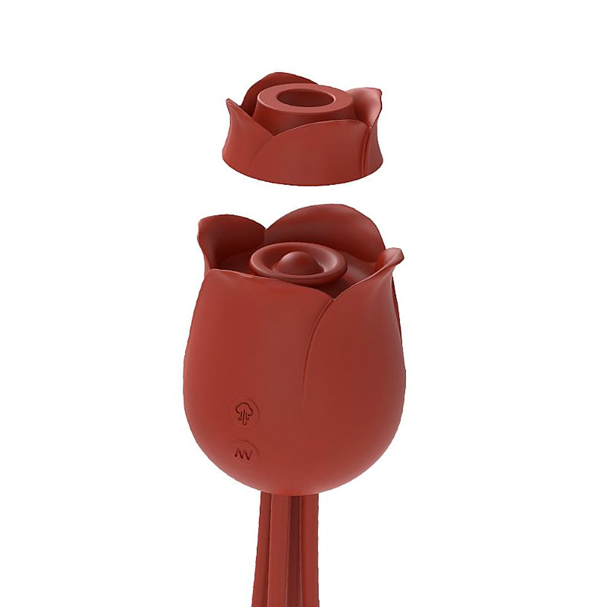 Vibrador de Clitóris com Pulsação em Formato de Rosa Sexy Import