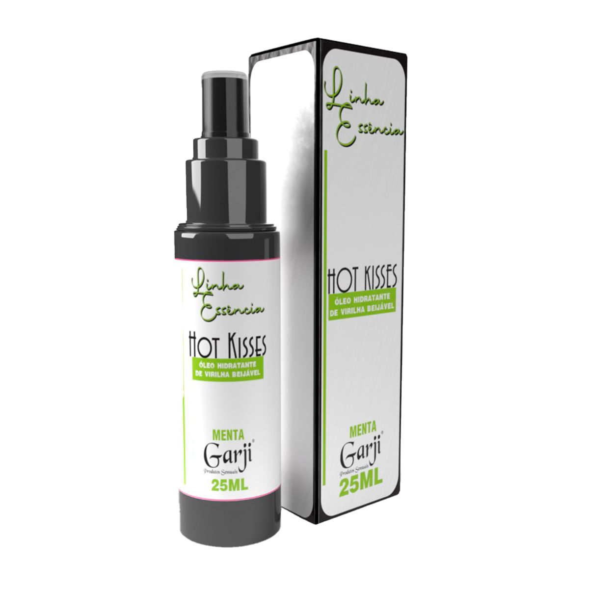Hot Kisses Óleo Hidratante de Virilha Beijável Linha Essência 25ml Garji