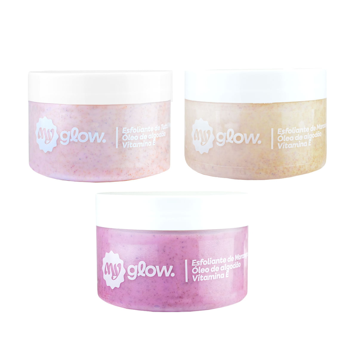 MyGlow Esfoliante Corporal com Óleo de Algodão 250g MyVib