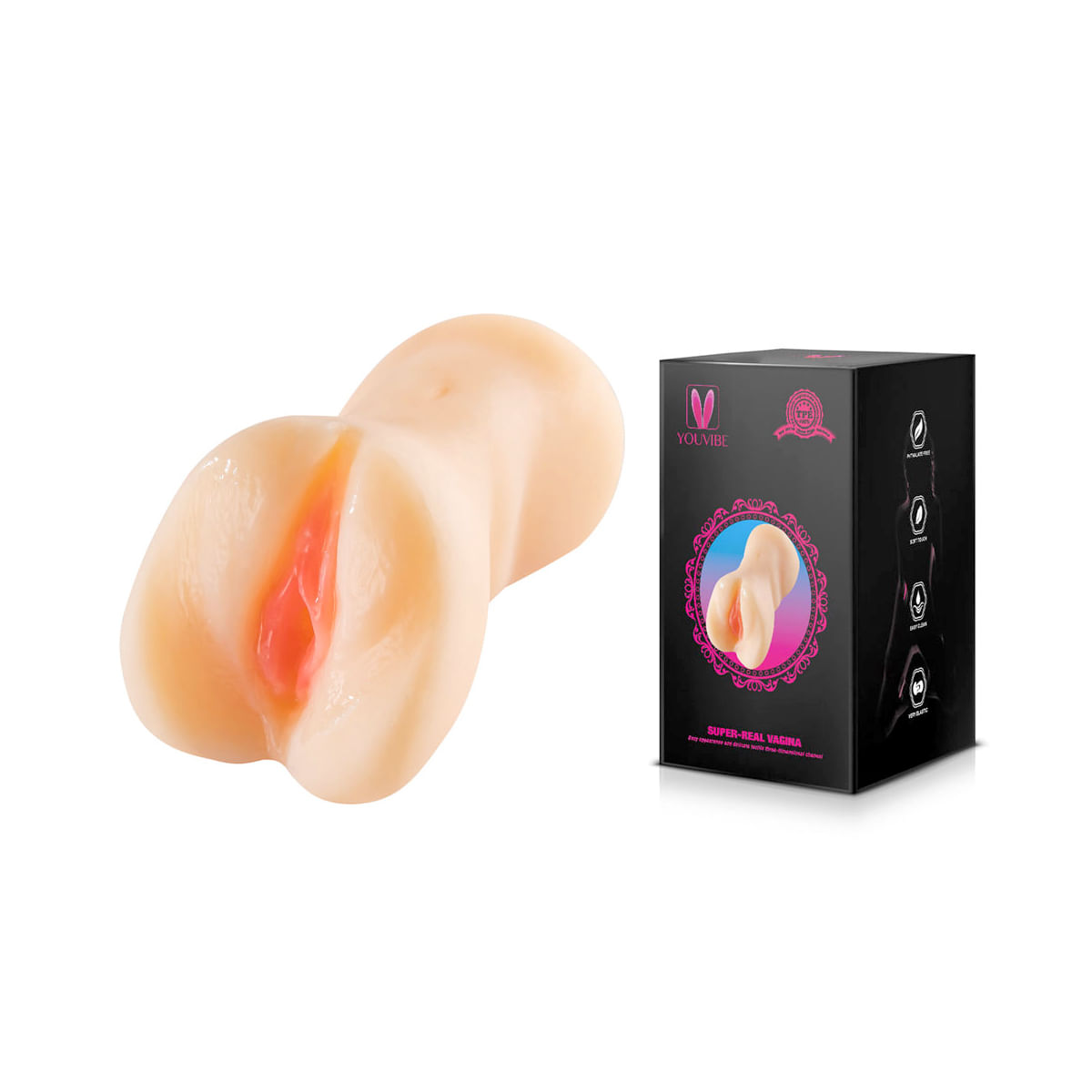 Masturbador Masculino Formato Vagina Realística em CyberSkin Daybreak Youvibe VipMix