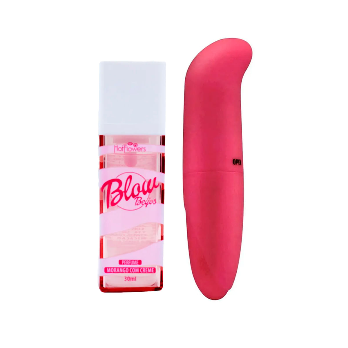 Duplinha com Blow Girl Beijos Perfume e Vibrador ponto G em ABS
