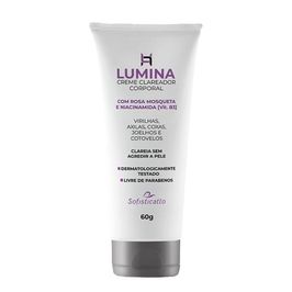 Lumina Creme Clareador Corporal com Rosa Mosqueta e Niacinamida 60g Sofisticatto
