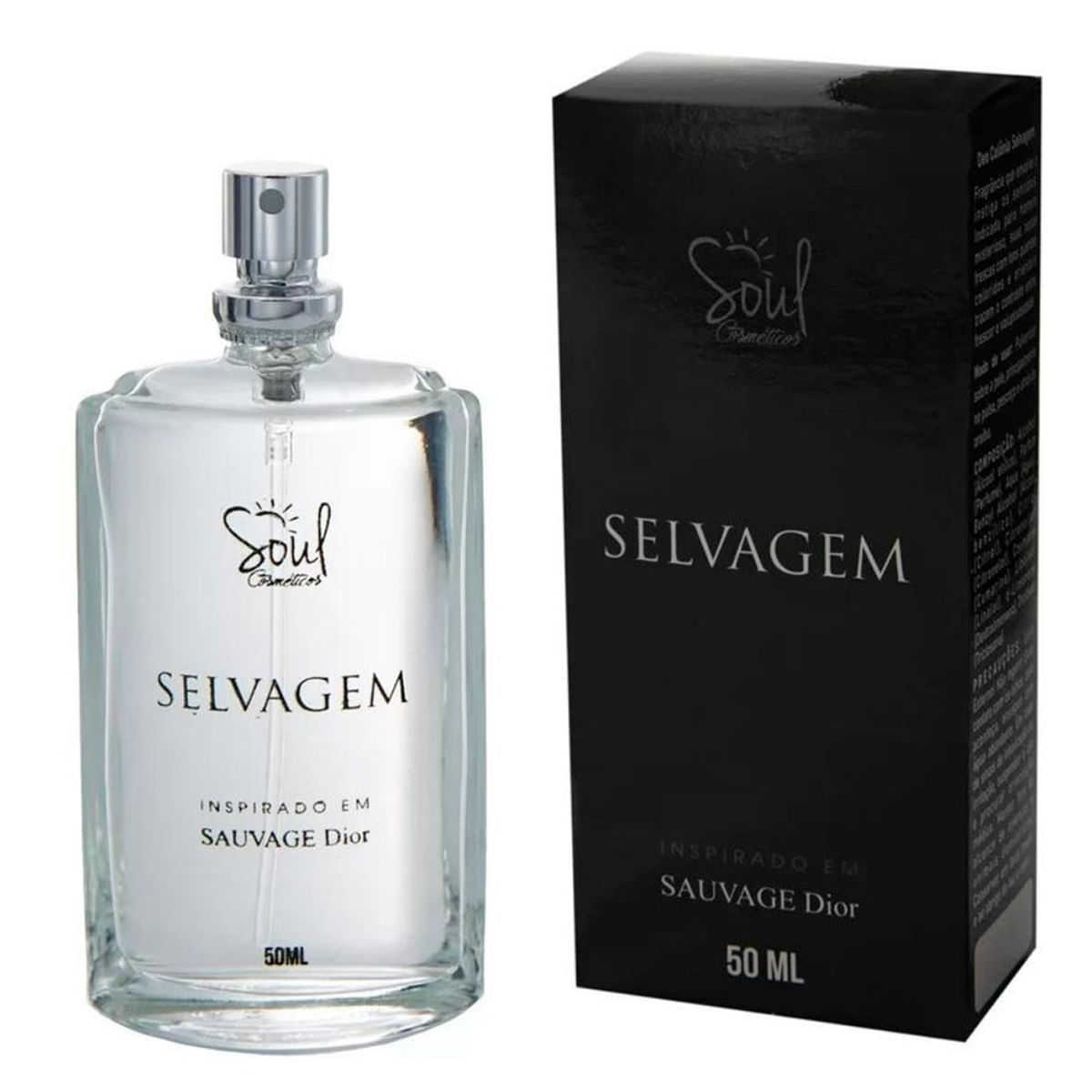 Deo Colônia Selvagem 50ml Soul Cosméticos