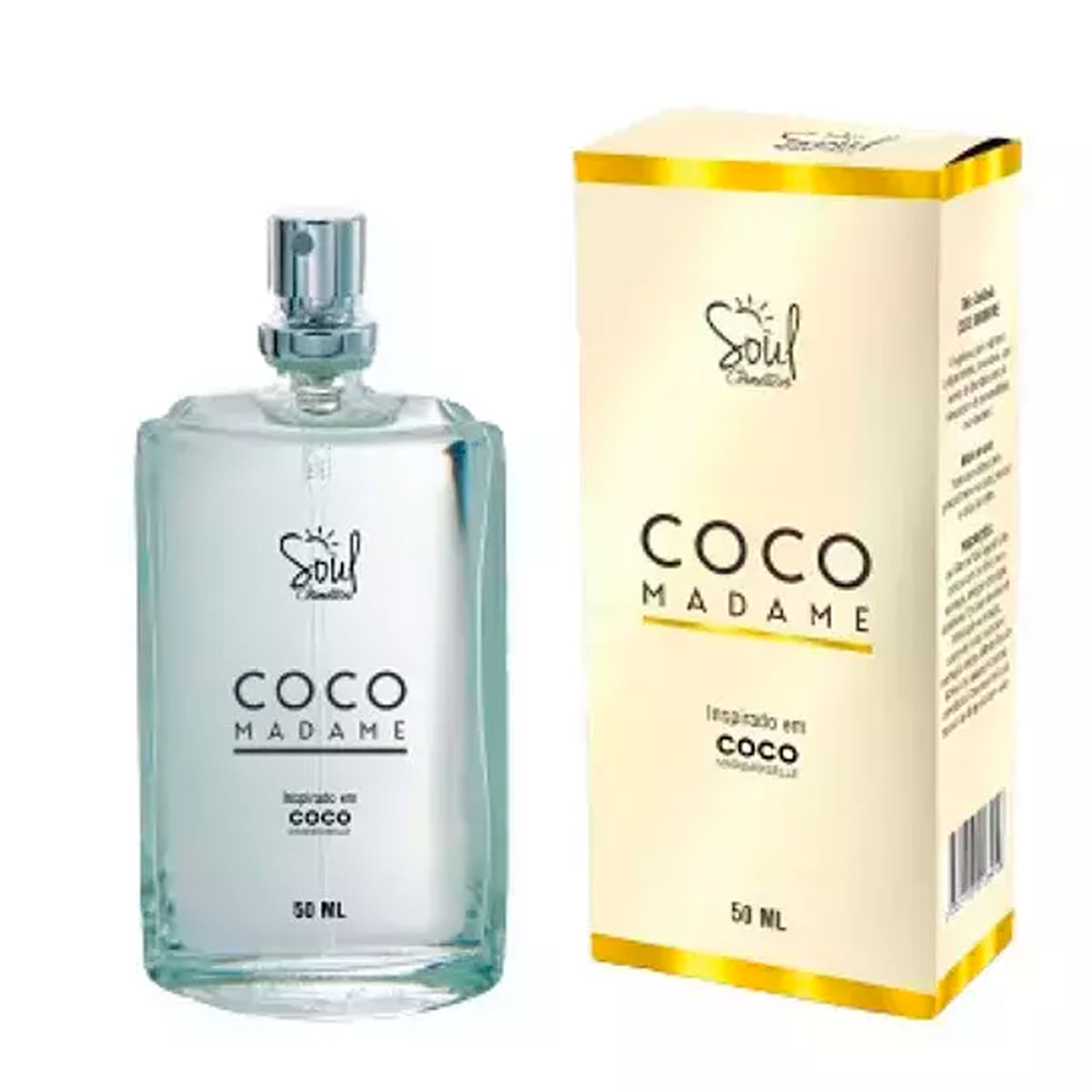 Deo Colônia Coco Madame 50ml Soul Cosméticos