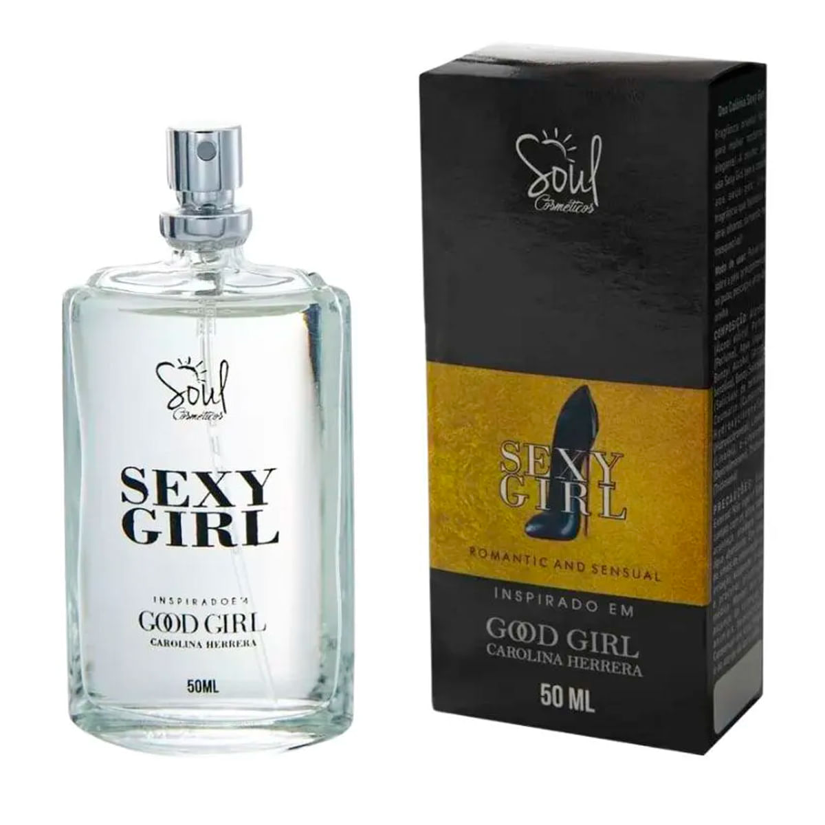 Deo Colônia Sexy Girl 50ml Soul Cosméticos
