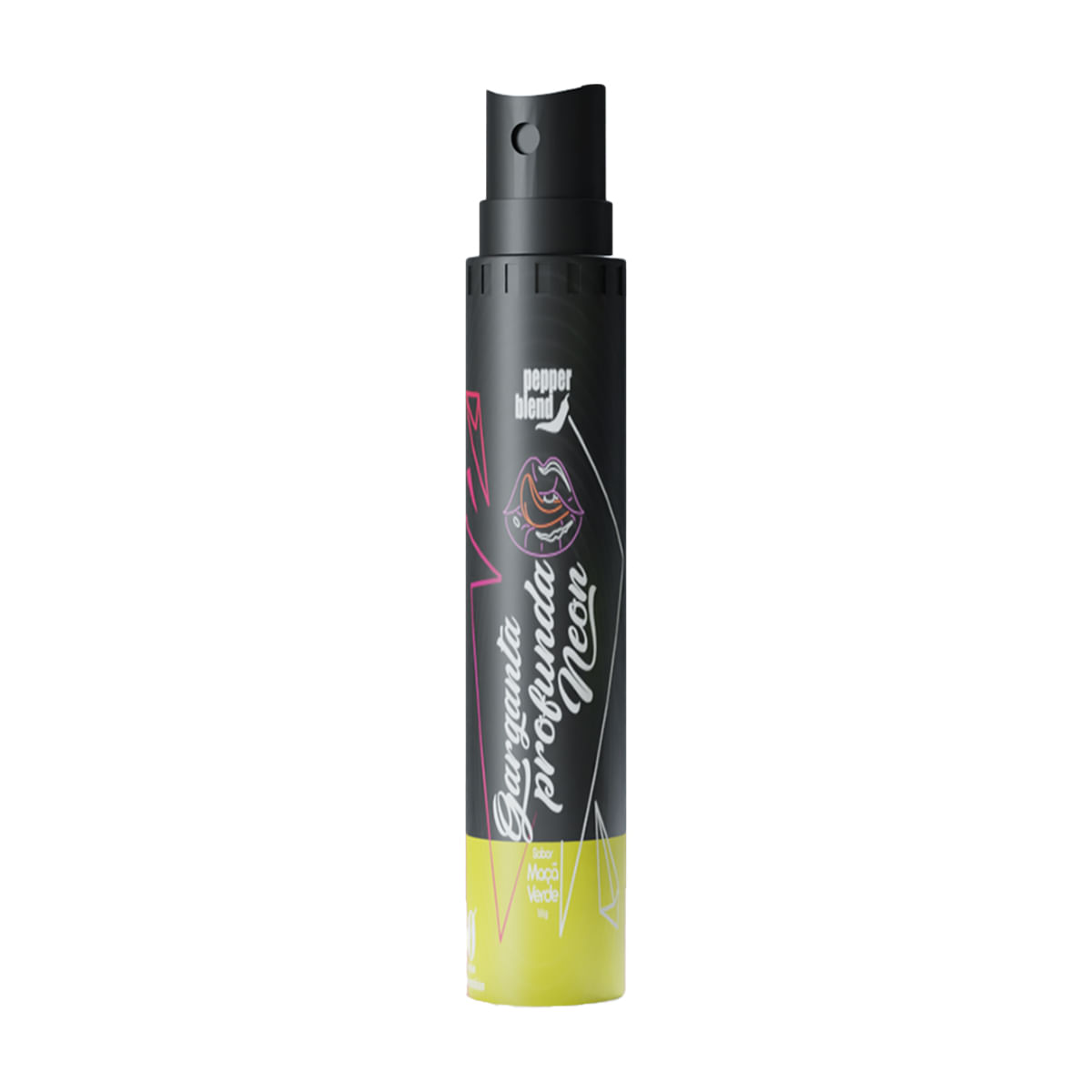 Garganta Profunda Bala Líquida Extra Forte Dessensibilizante em Spray Linha Neon 18ml Pepper Blend Garganta Profunda Bala Líquida Extra Forte Dessensibilizante em Spray Linha Neon 18ml Pepper Blend