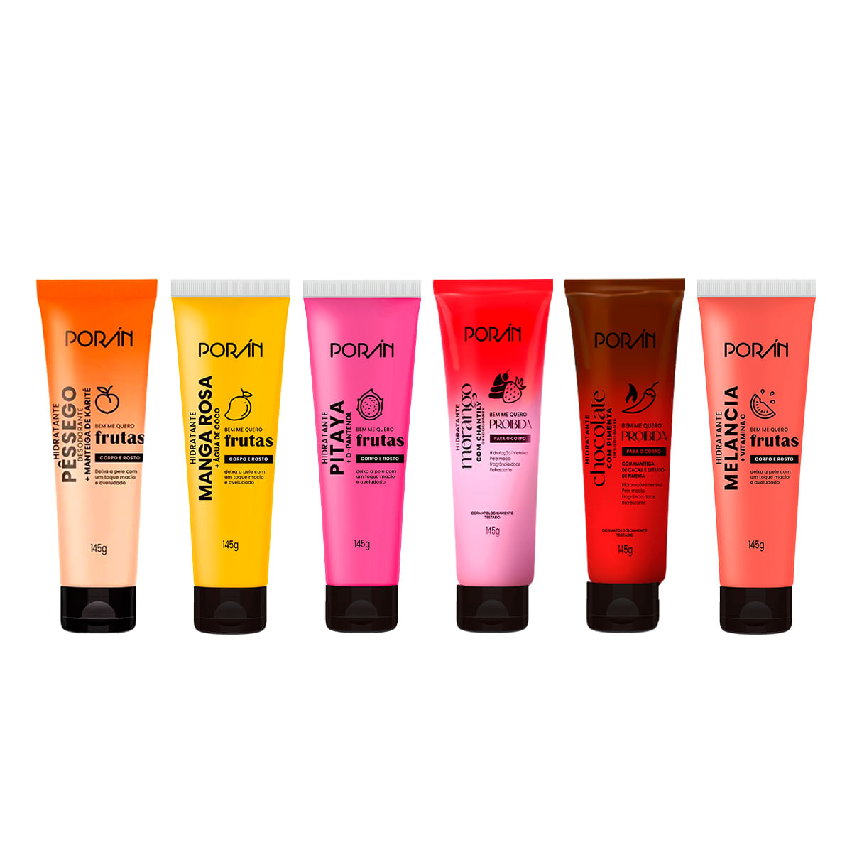 Hidratante para Corpo e Rosto Bem Me Quero 145g Porán