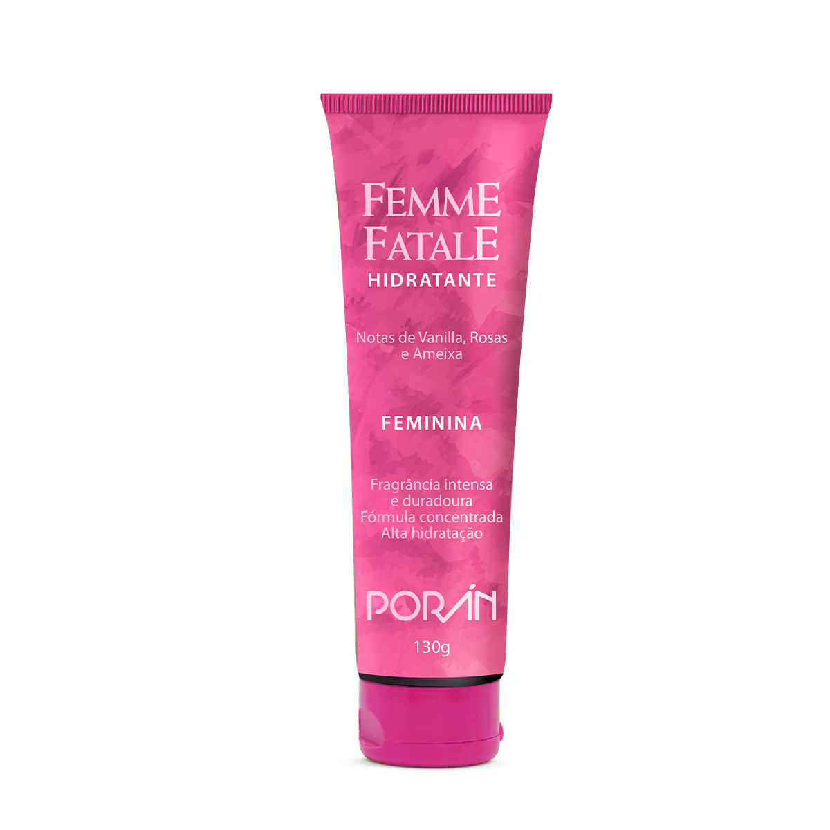 Loção Hidratante Femme Fatale Feminina 130g Porán
