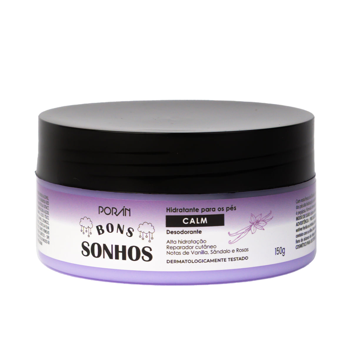 Hidratante para os Pés Bons Sonhos Calm 150g Porán