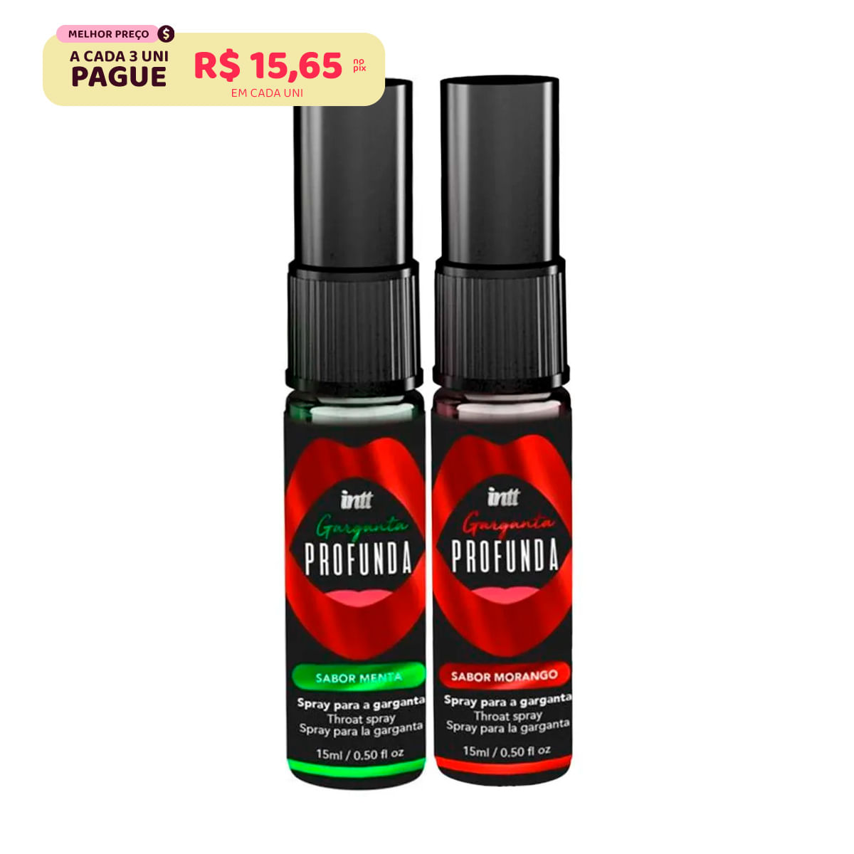 Garganta Profunda Spray Dessensibilizante 15ml Intt