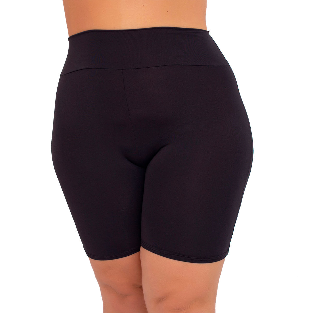 Bermuda Íntima Plus Size Cós Alto Microfibra Patitex