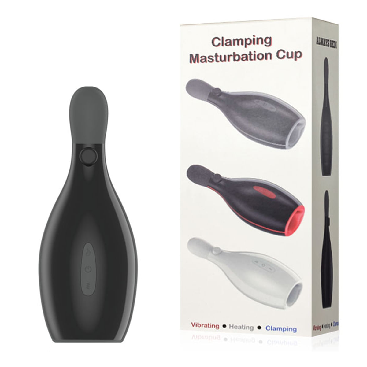 Masturbador Masculino Aquecimento e Compressão Com Vibração 3R Import