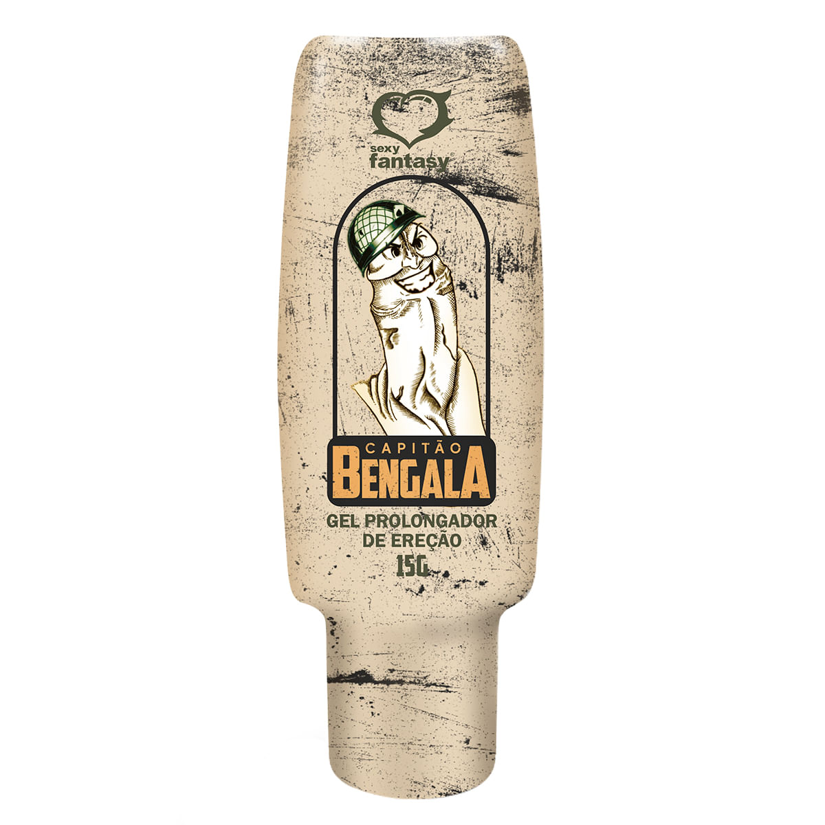 Capitão Bengala Gel Prolongador de Ereção 15g Sexy Fantasy