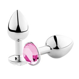 Plug Anal com Jóia em Aluminio Pequeno 3R Import