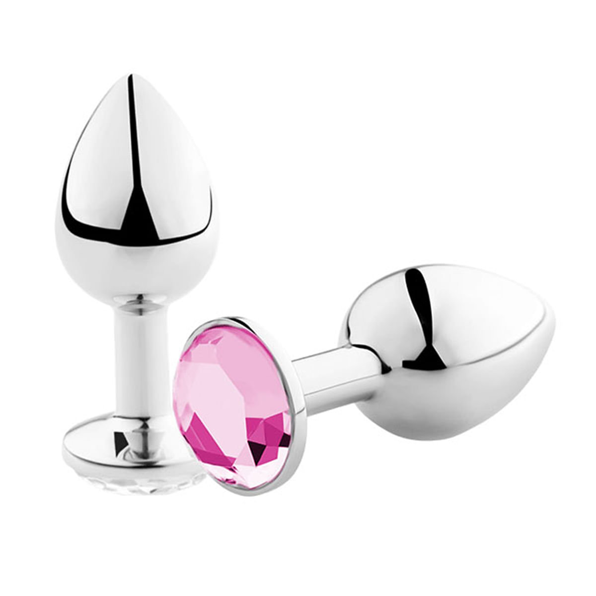 Plug Anal com Jóia em Aluminio Pequeno 3R Import
