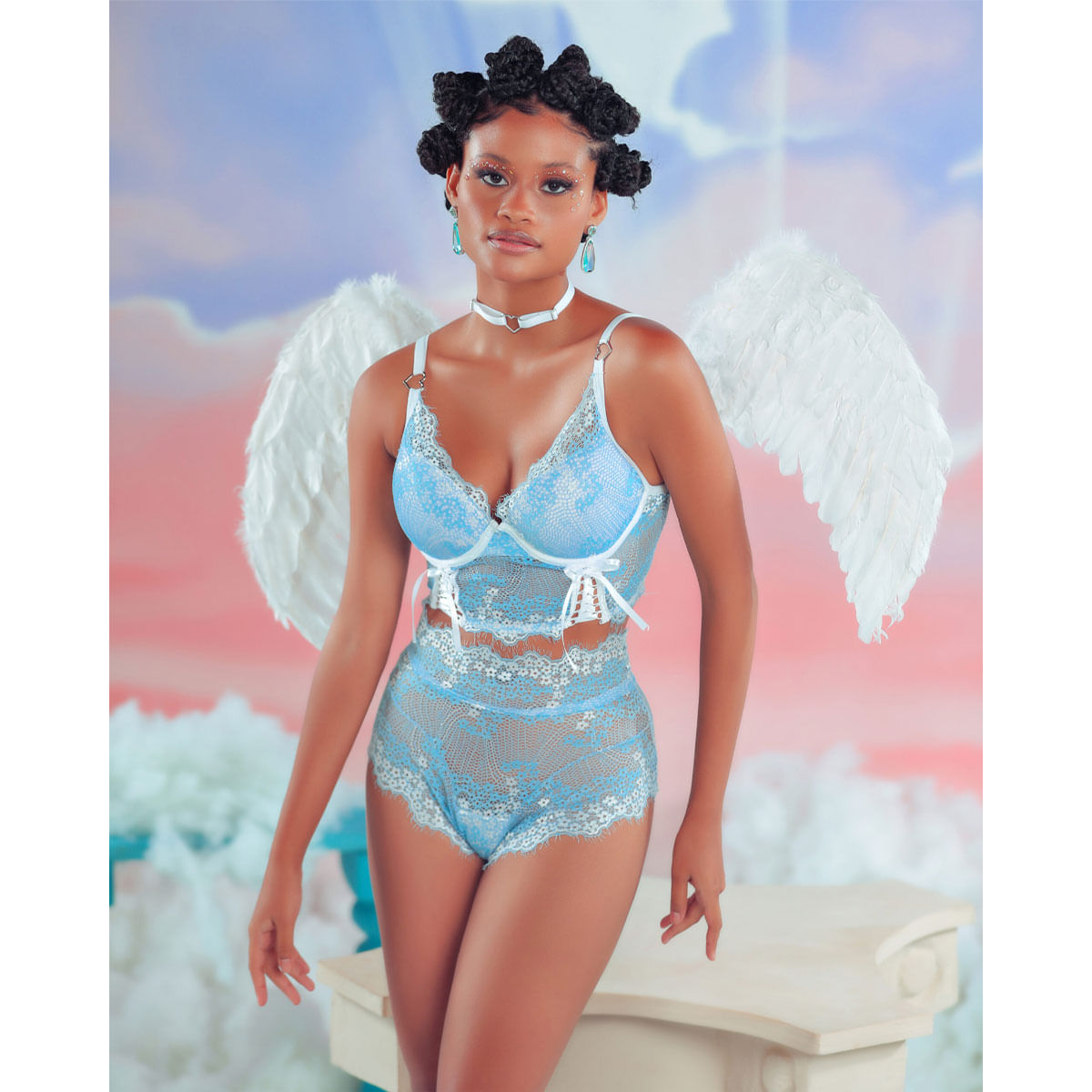 Conjunto Todo Renda Dy Girl