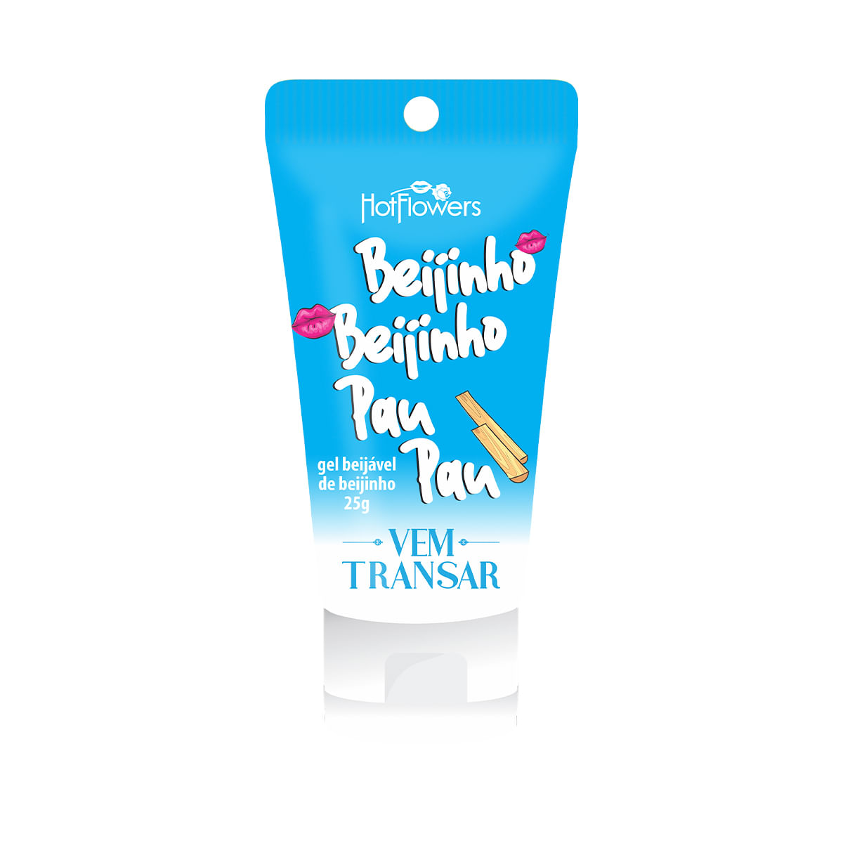 Beijinho Beijinho Pau Pau Gel Beijável 25g Linha Vem Transar Hot Flowers Beijinho Beijinho Pau Pau Gel Beijável 25g Linha Vem Transar Hot Flowers
