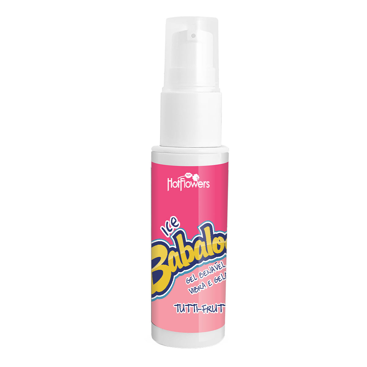 Babaloo Ice Gel Beijável Vibra e Gela 15g Hot Flowers Babaloo Ice Gel Beijável Vibra e Gela 15g Hot Flowers